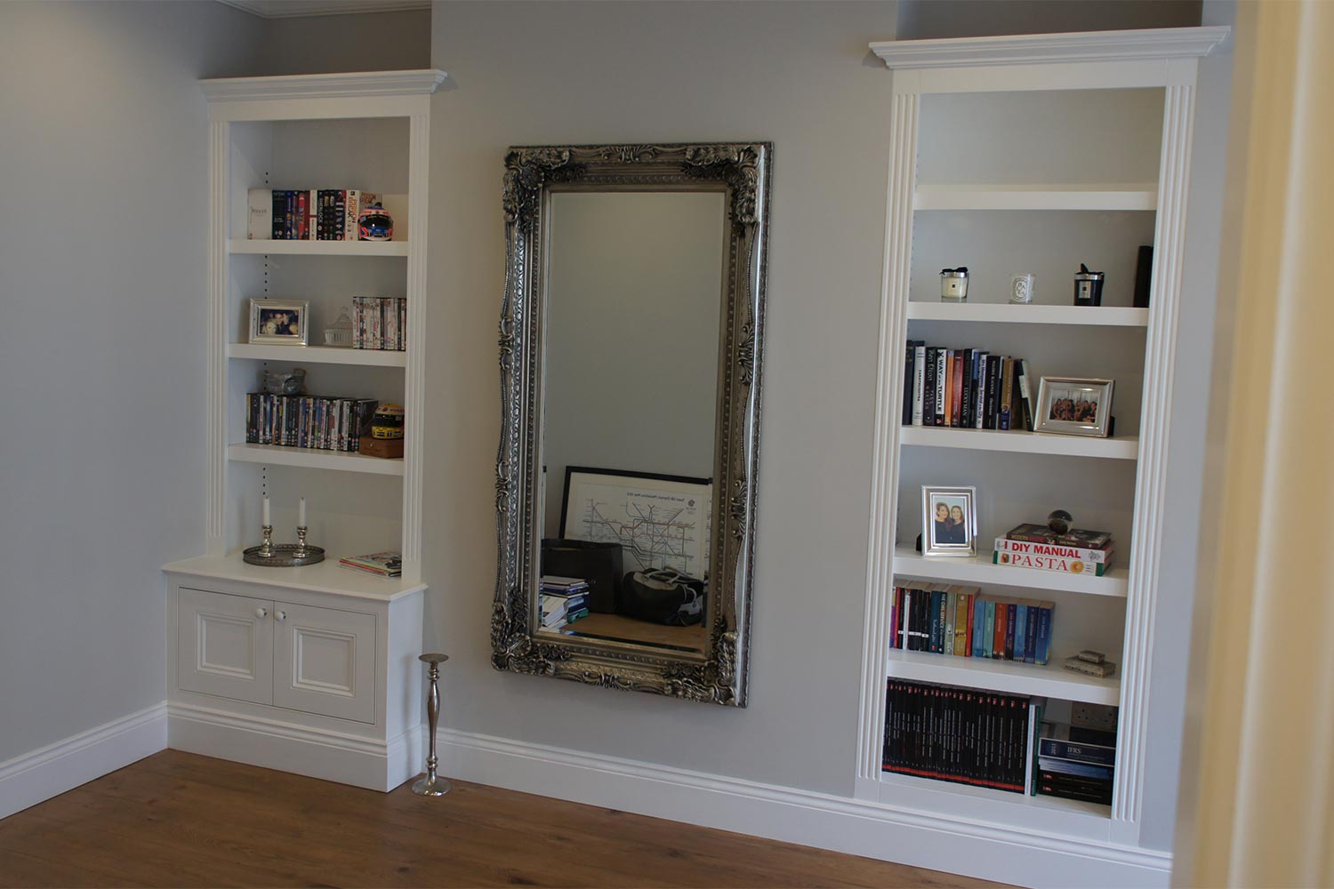 bespoke alcove storage