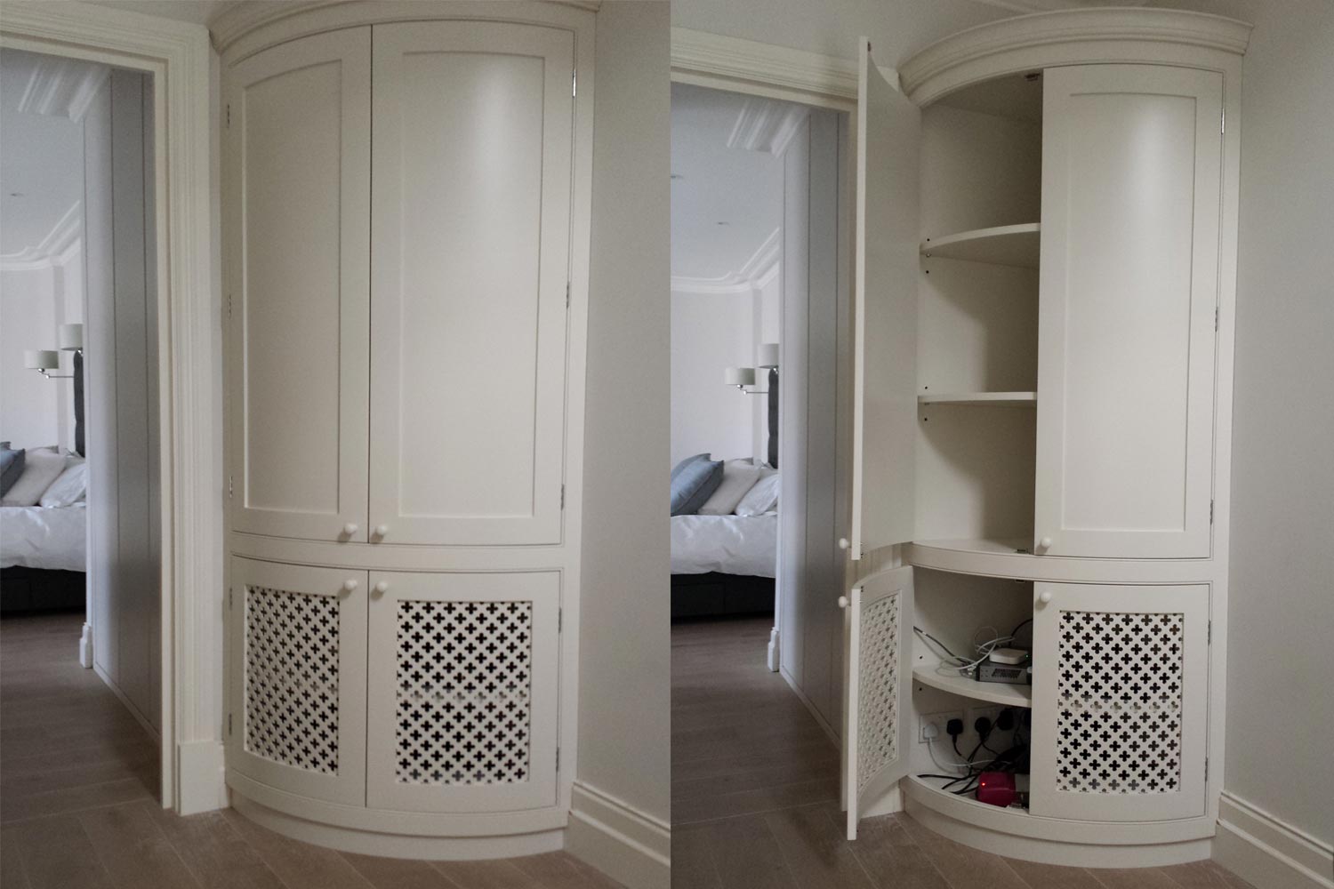 made-to-measure corner storage